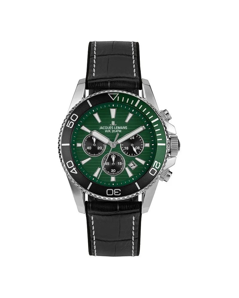 Jacques Lemans Chronograph Liverpool Diver Silber