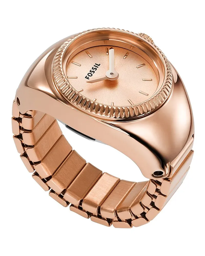 Fossil Damenuhr Watch Ring Roségold