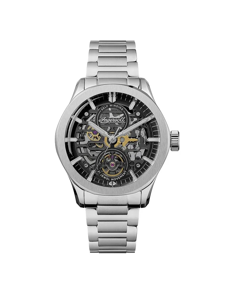 Ingersoll Herrenuhr The Bronc Silber