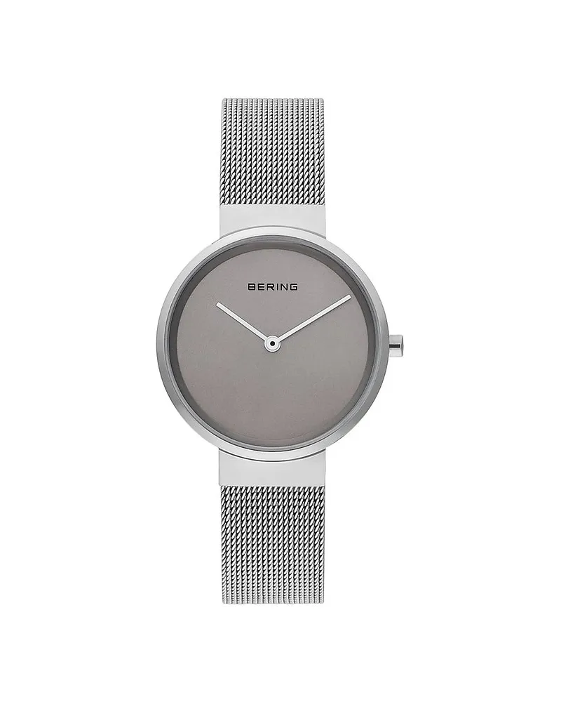 BERING Damenuhr Grau