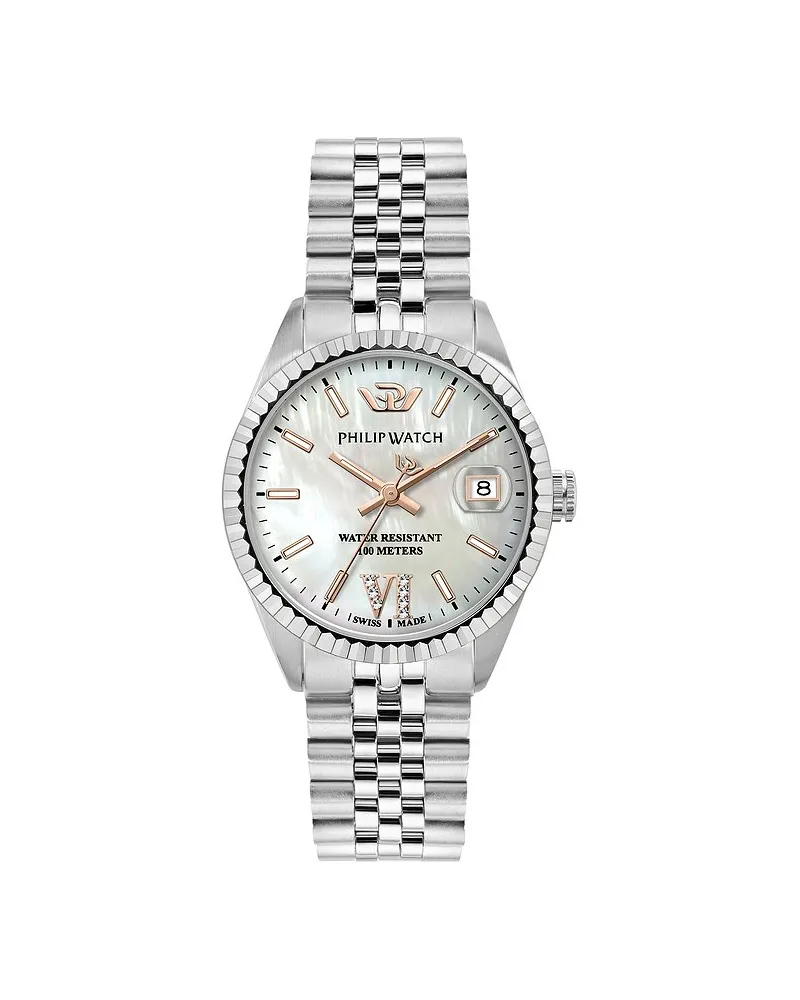 Philip Watch Damenuhr Caribe Silber