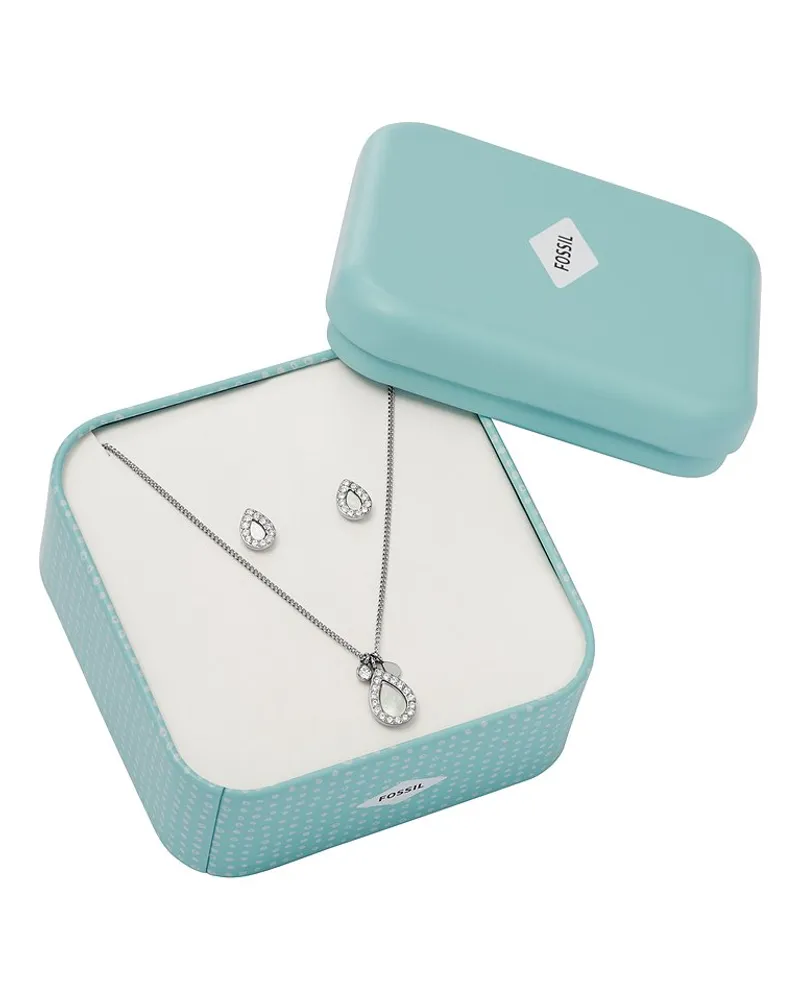 Fossil Schmuck-Set Silber