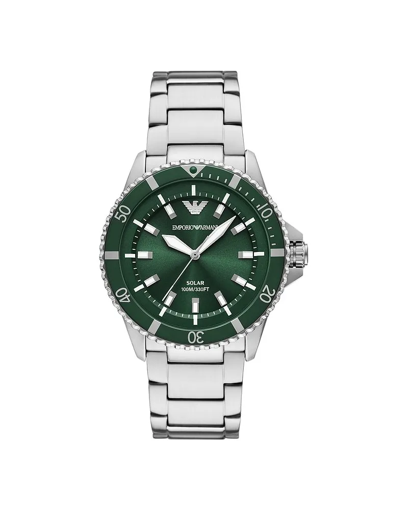 Emporio Armani Herrenuhr Silber