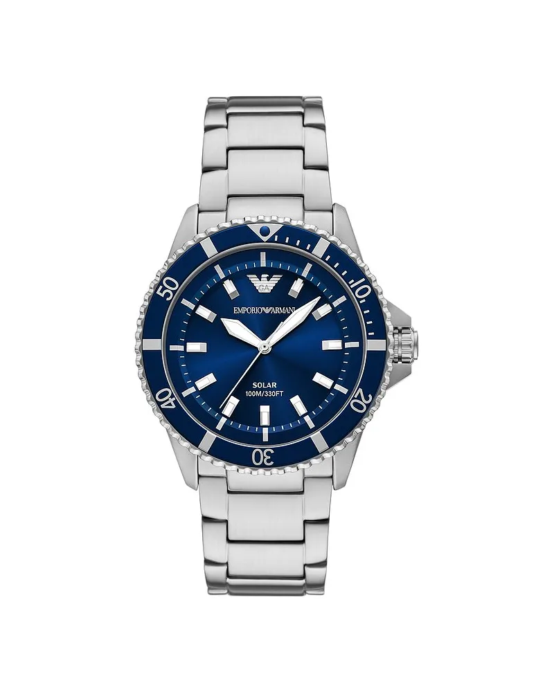 Emporio Armani Herrenuhr Silber