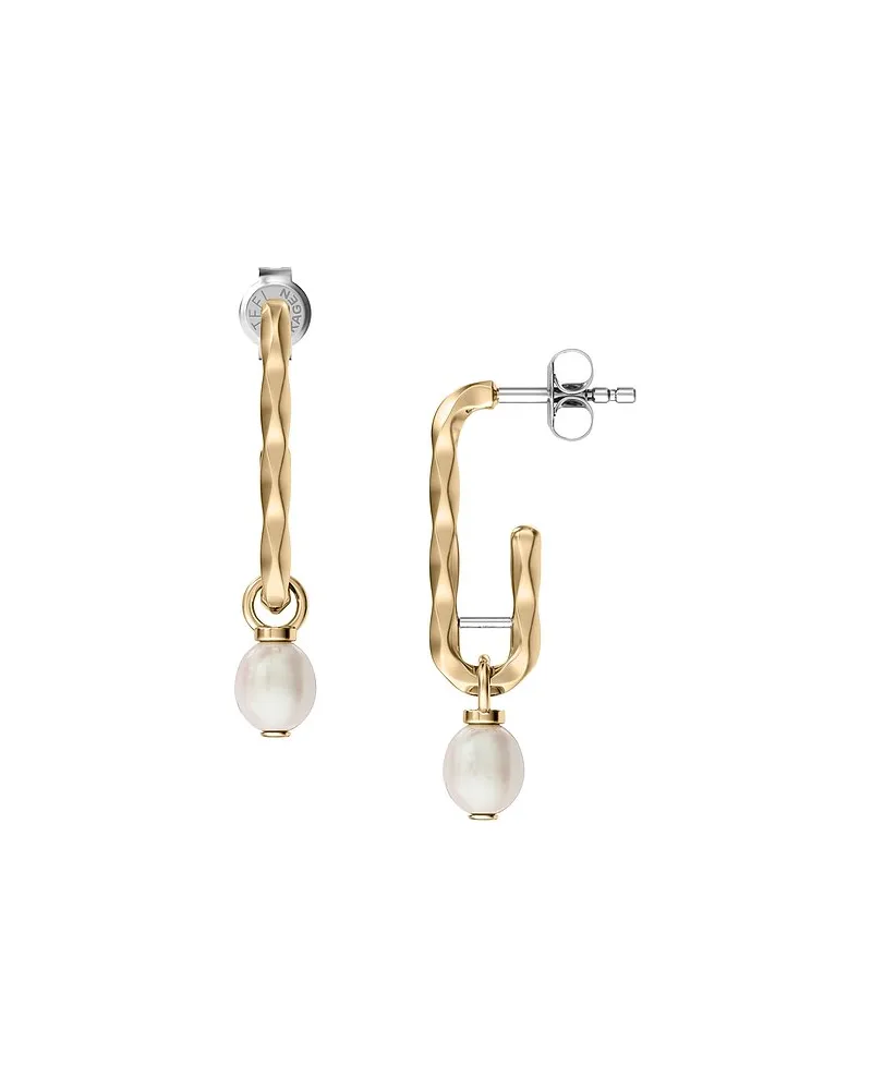 Skagen Ohrhänger Agnethe Pearl Gold