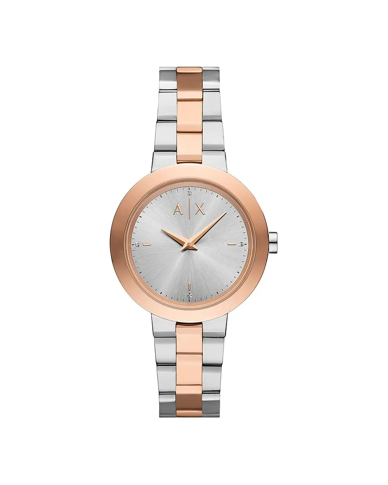 Armani Exchange Damenuhr Bicolor