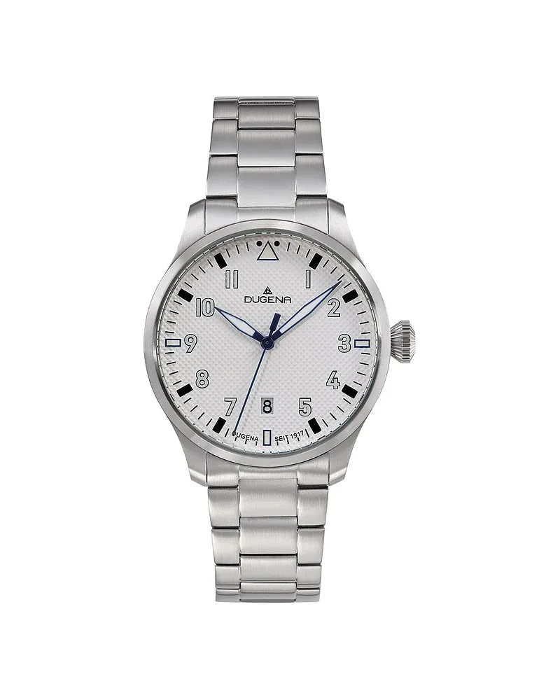 Dugena Herrenuhr Kappa Quarz Silber