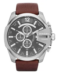 Diesel Chronograph Mega Chief Silber