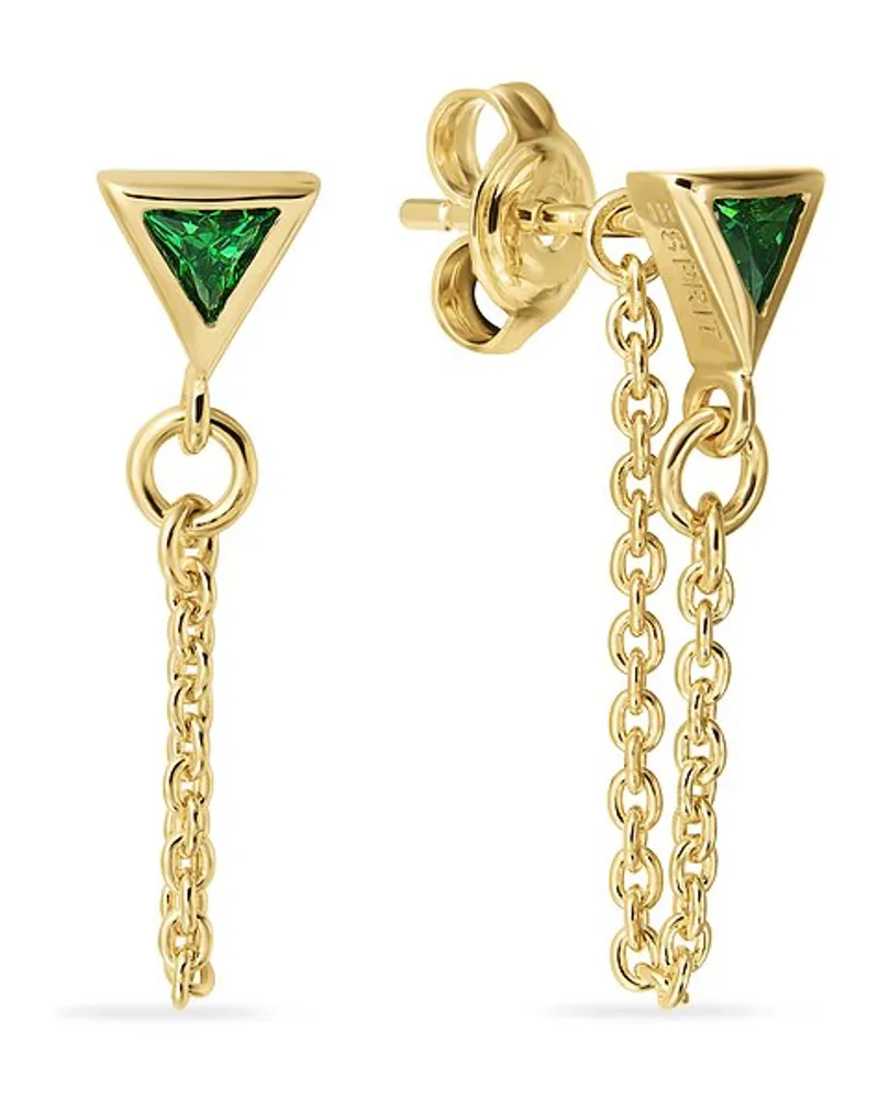 Esprit Ohrstecker Triangle Gelbgold