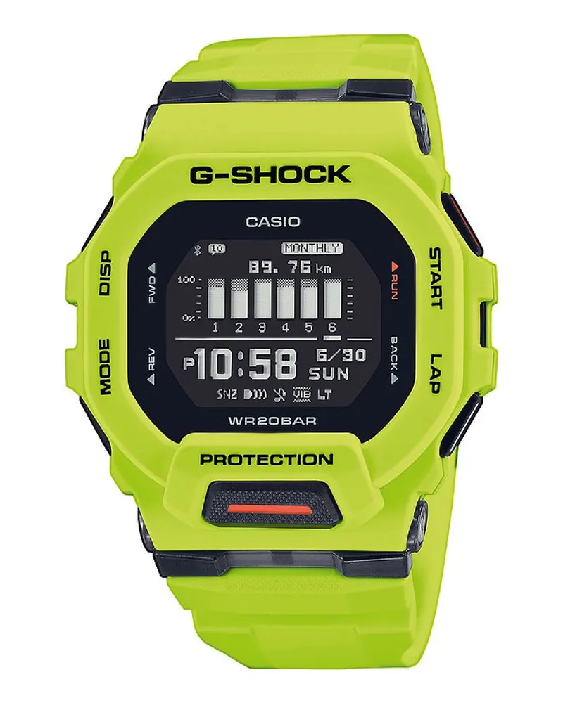 Casio Herrenuhr G-SHOCK G-SQUAD Hellgrün