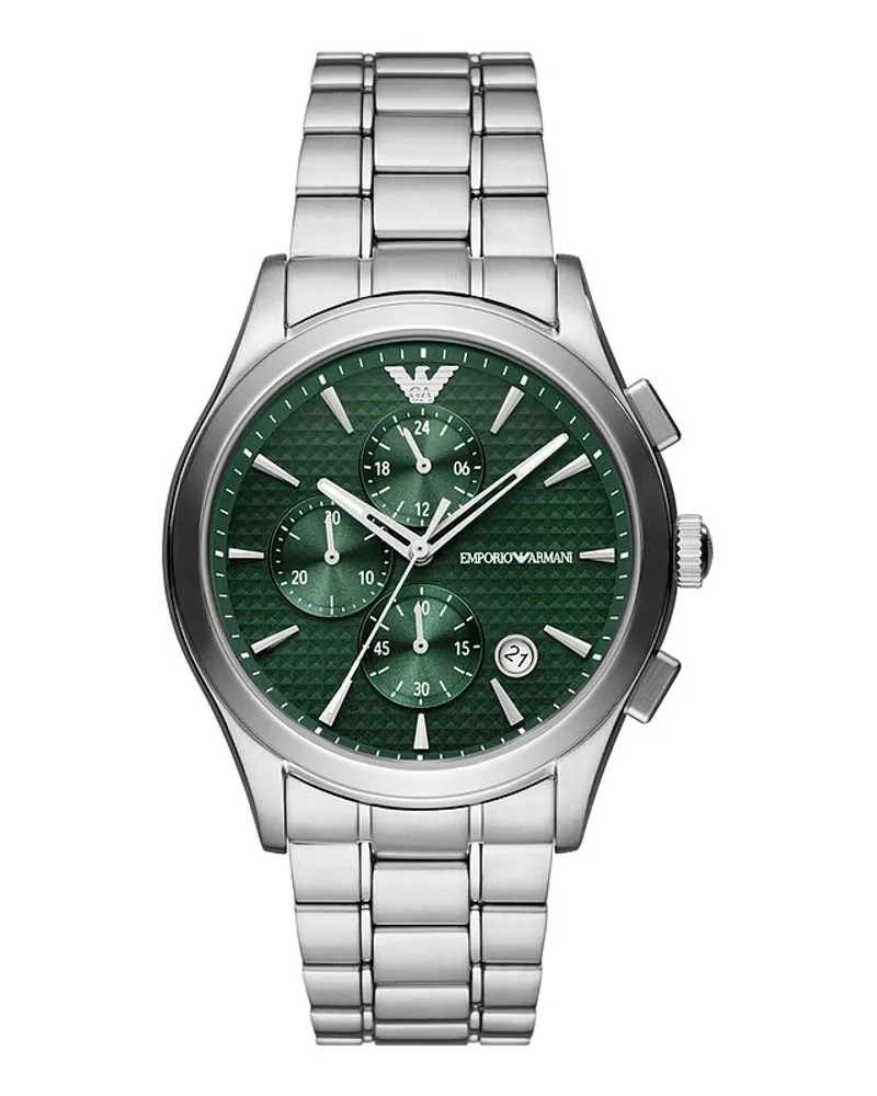 Emporio Armani Chronograph Silber