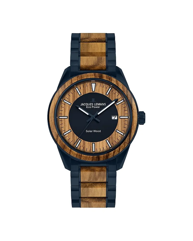 Jacques Lemans Herrenuhr Eco Power Blau