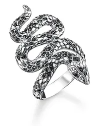 Thomas Sabo Damenring Rebel at heart Schwarz