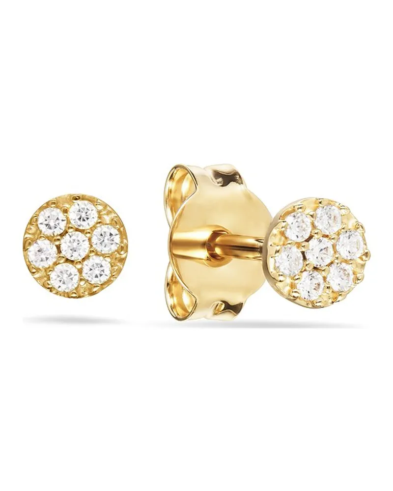 FAVS. Ohrstecker Gelbgold