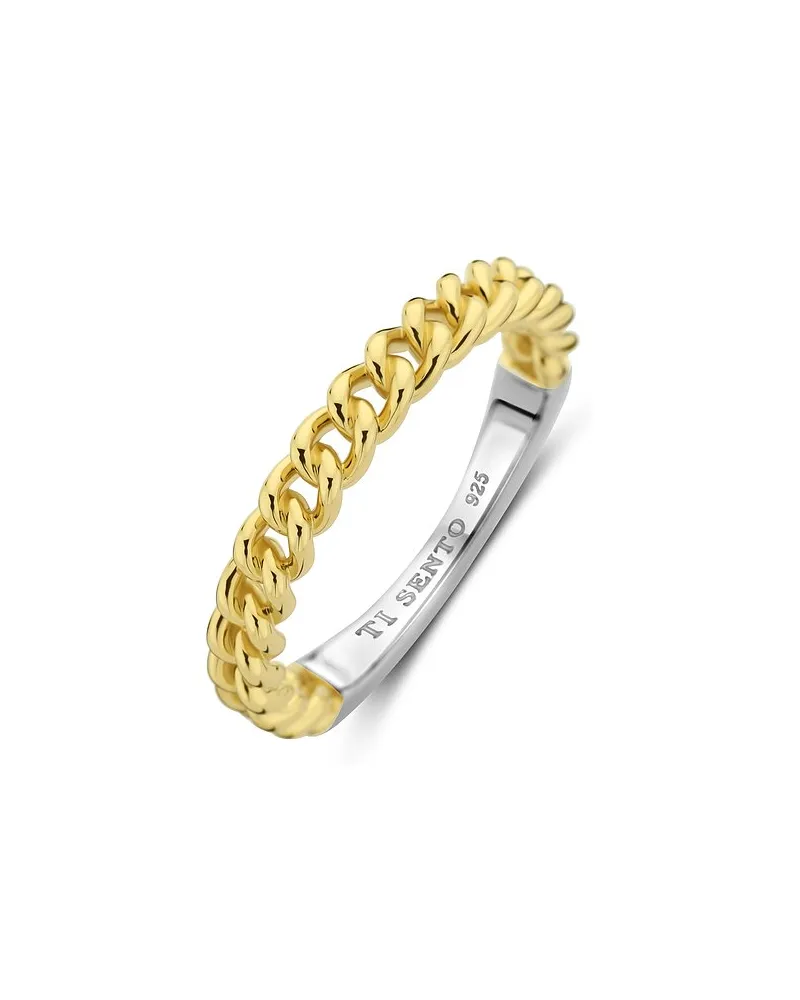 ti sento milano Damenring Gelbgold