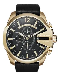 Diesel Chronograph Mega Chief Gelbgold