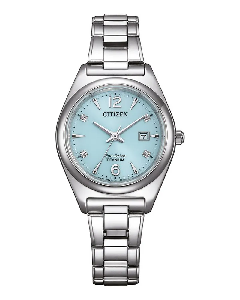 Citizen Damenuhr Super Titanium Silber