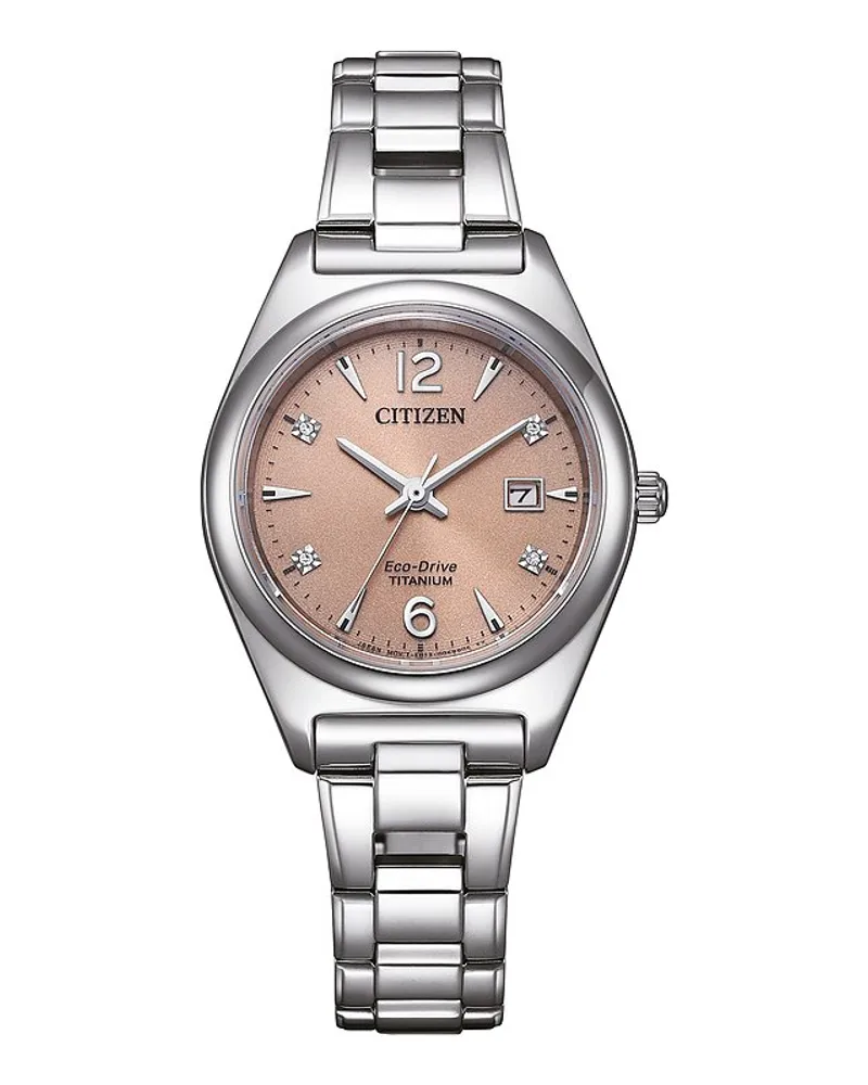 Citizen Damenuhr Super Titanium Silber