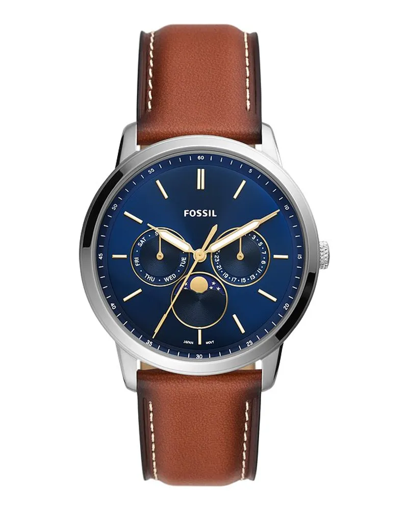 Fossil Herrenuhr Neutra Minimalist Silber