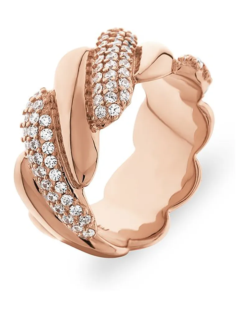 JETTE Damenring SPIRAL Roségold