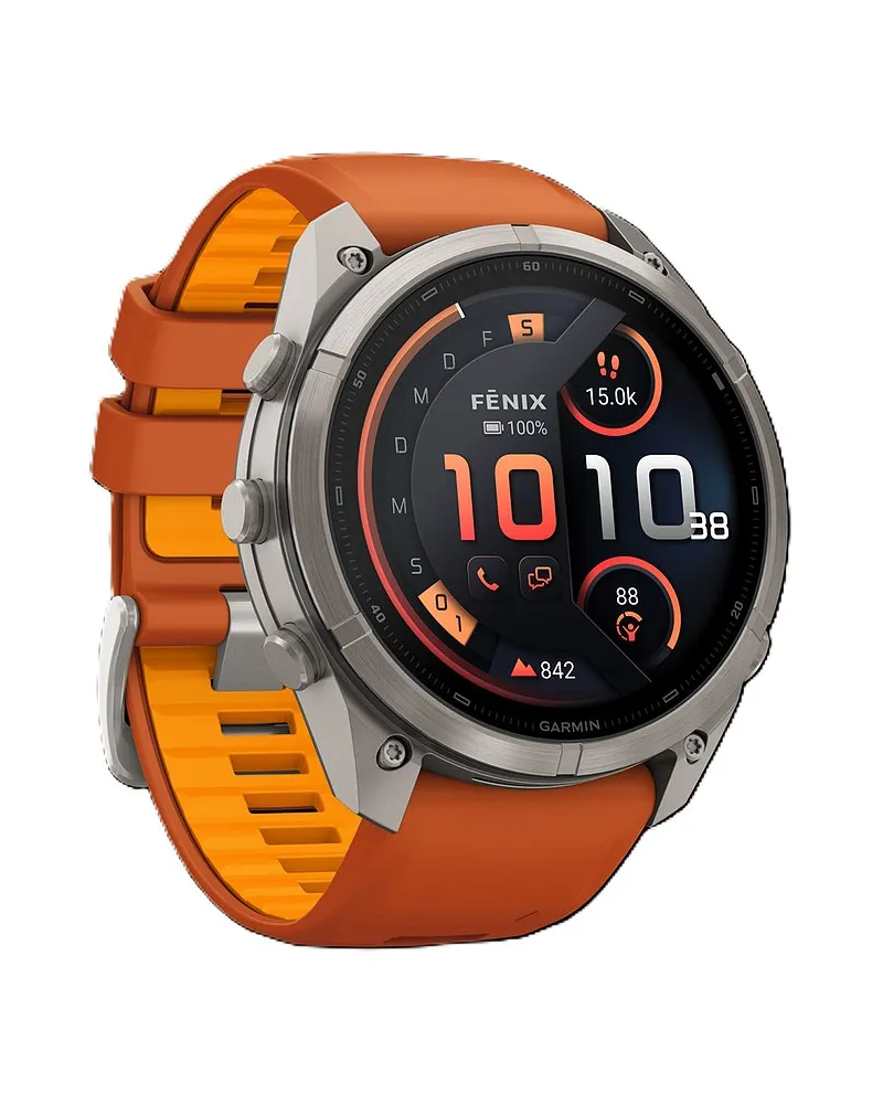 Garmin Smartwatch Fenix 9 Pro - inReach, 51 mm Titan Silber