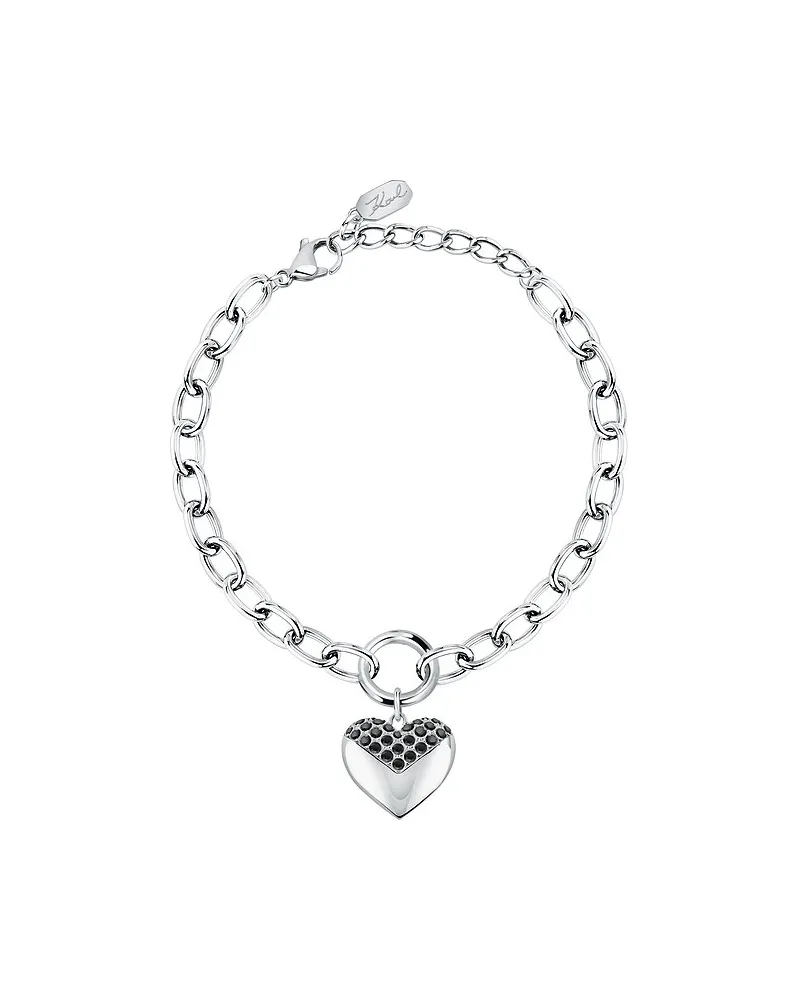 Karl Lagerfeld Armband Pave Amour Silber