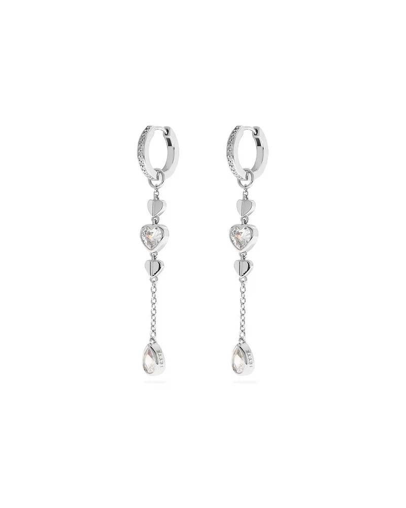 JETTE Creolen DIAMOND Silber