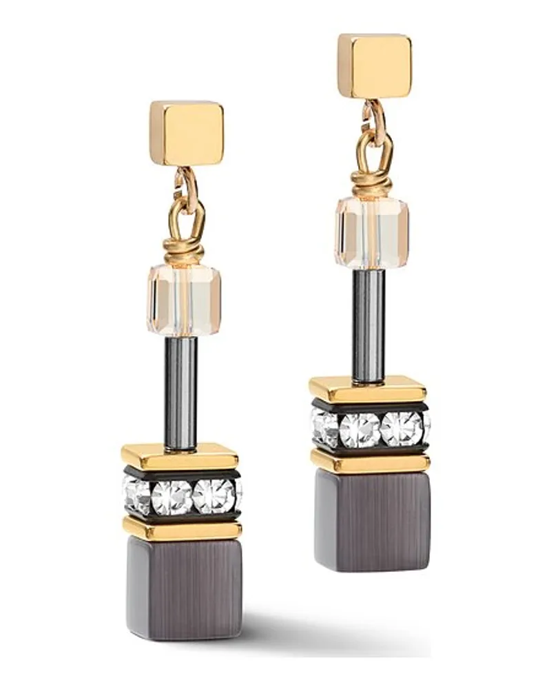 Coeur de Lion Ohrstecker Grau