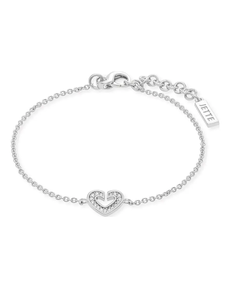 JETTE Armband SACRED HEART Silber