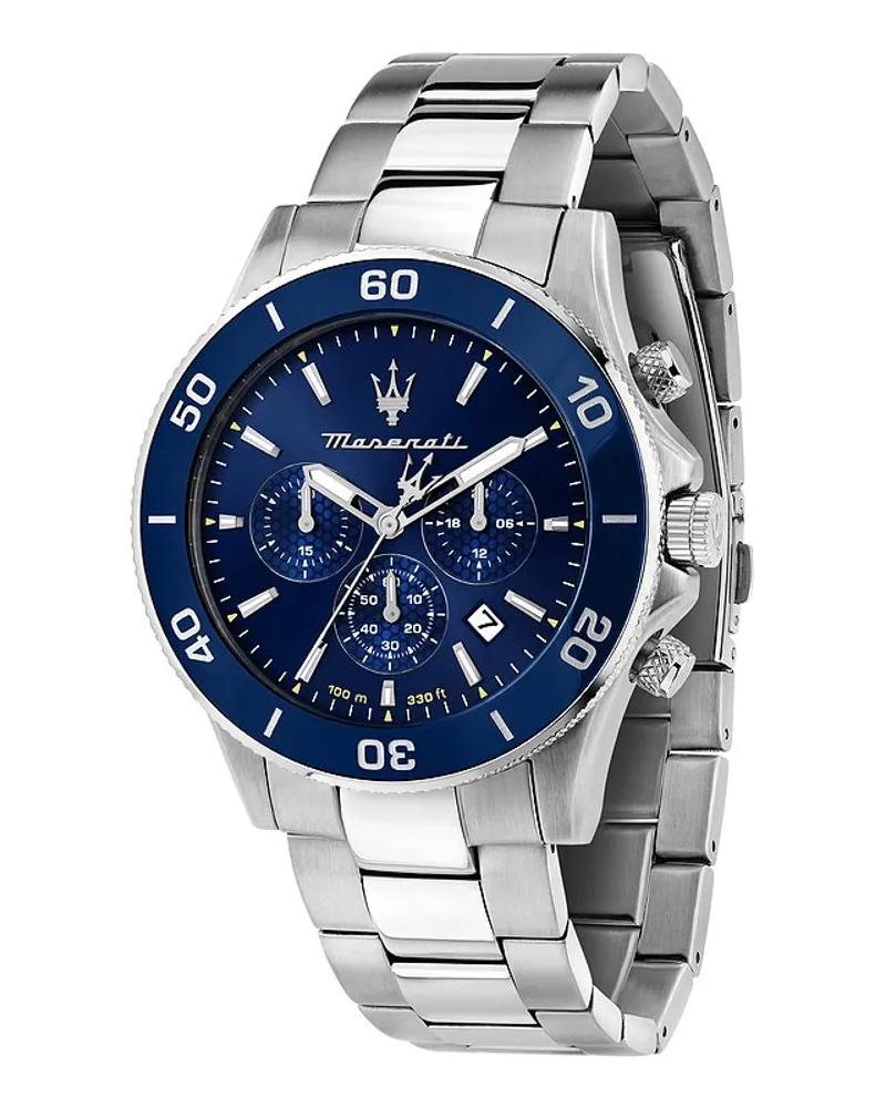 Maserati Chronograph Competizione Silber