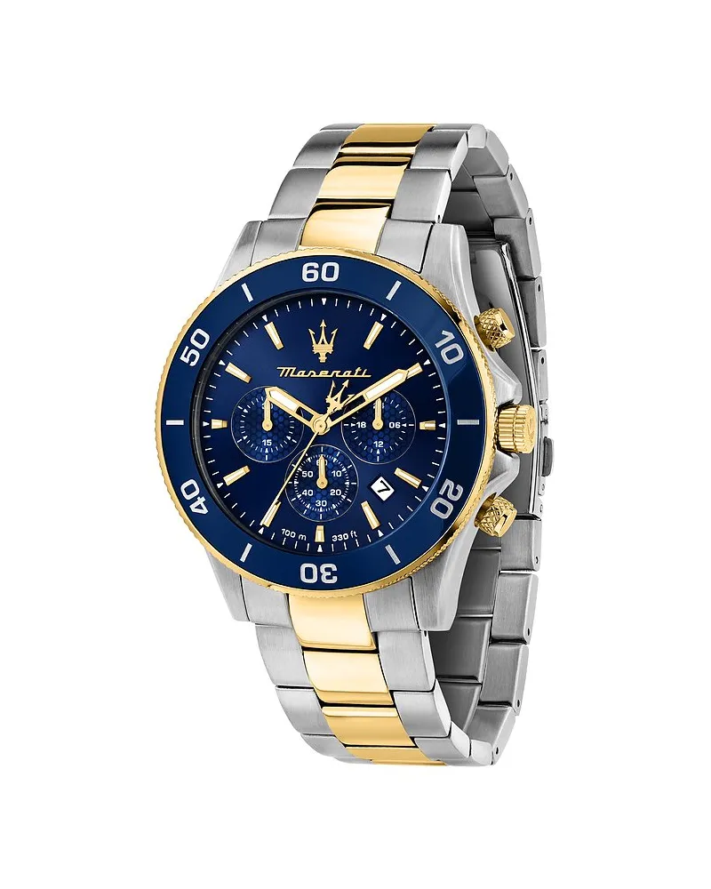 Maserati Chronograph Competizione Silber