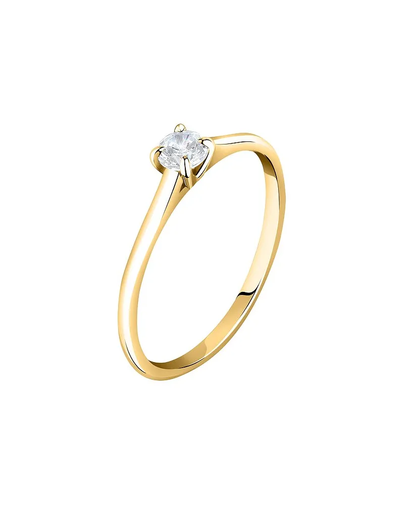 Live Diamond Damenring Gelbgold