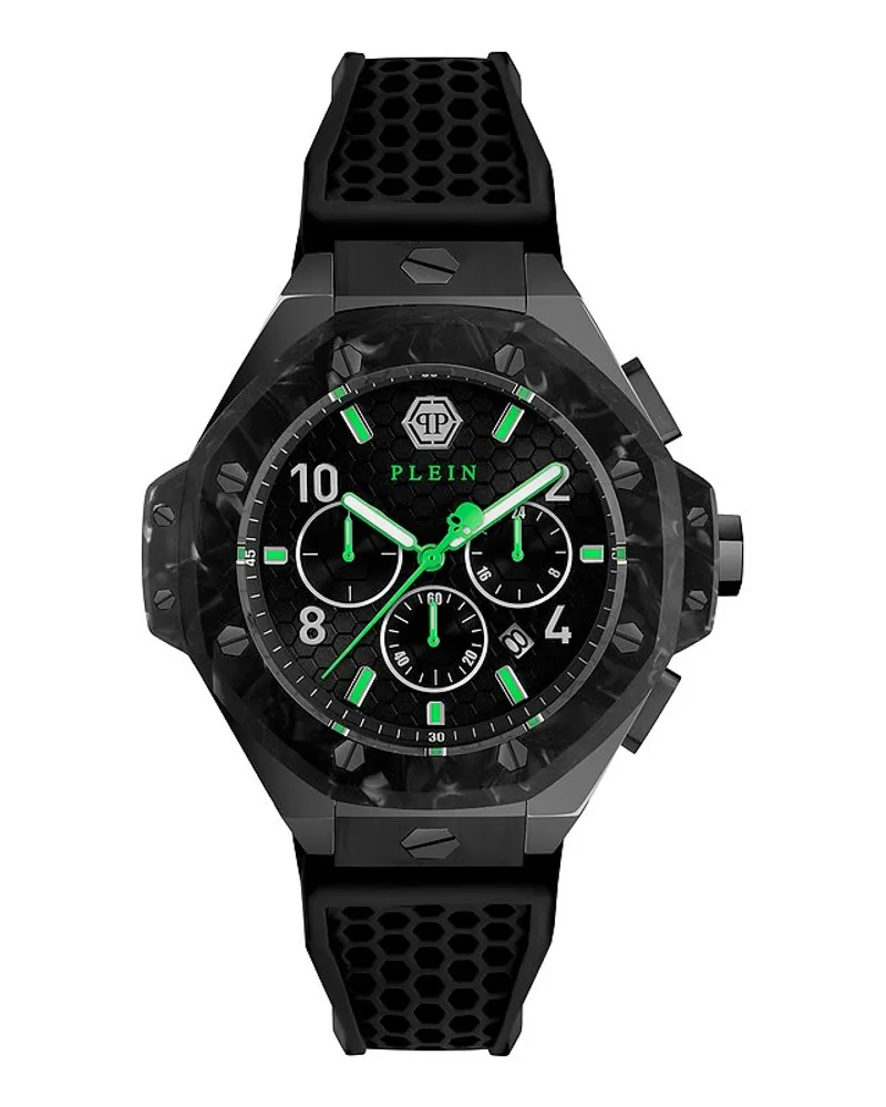 Philipp Plein Herrenuhr PLEIN CHRONO ROYAL 46 MM Schwarz