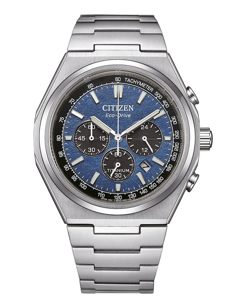 Citizen Chronograph Super Titanium Silber