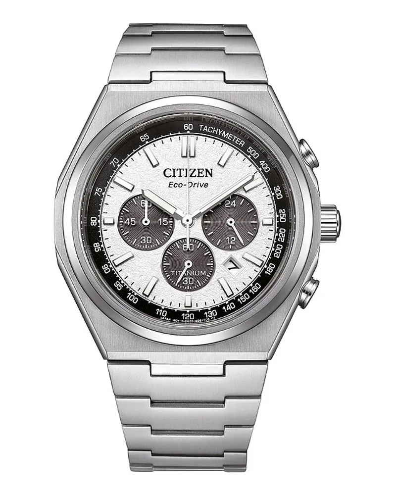 Citizen Chronograph Super Titanium Silber