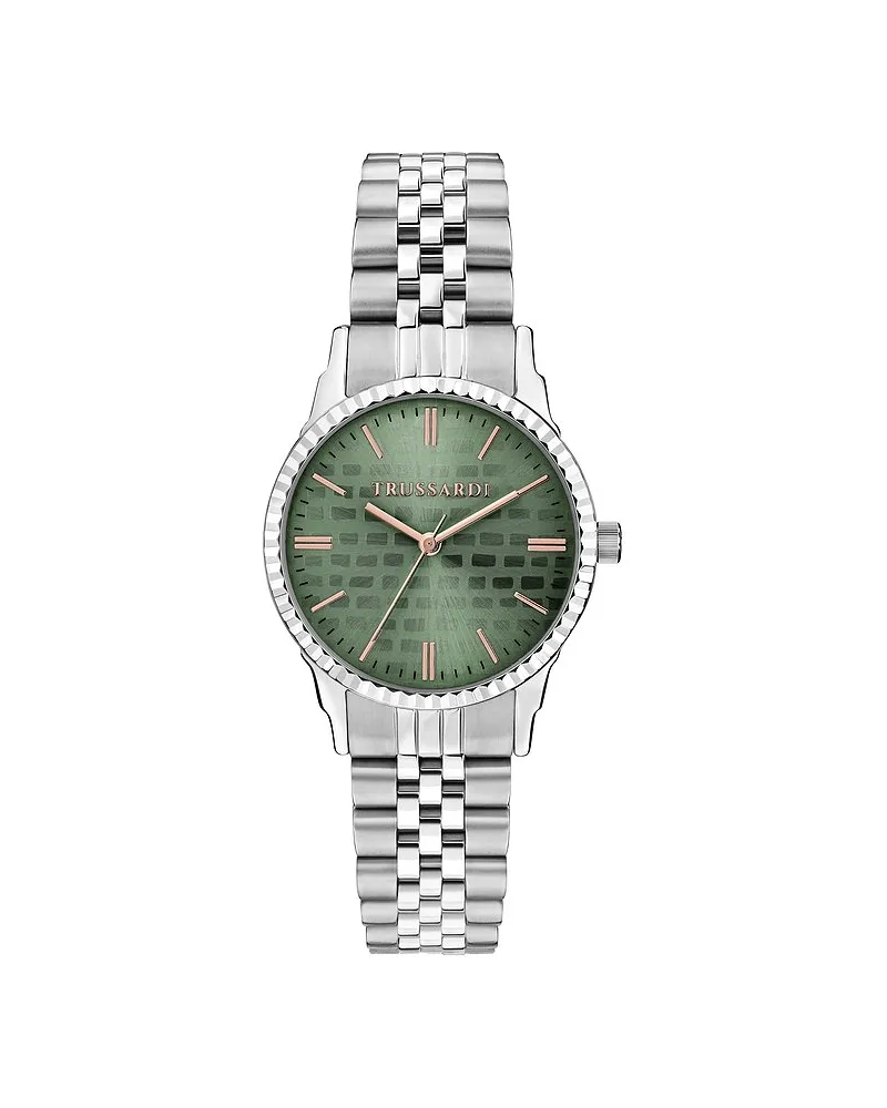 Trussardi Damenuhr T-Bent Silber