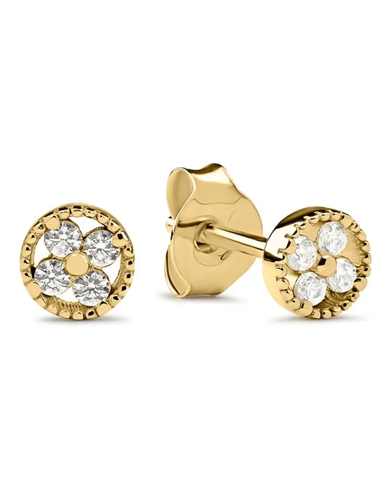 FAVS. Ohrstecker Gelbgold