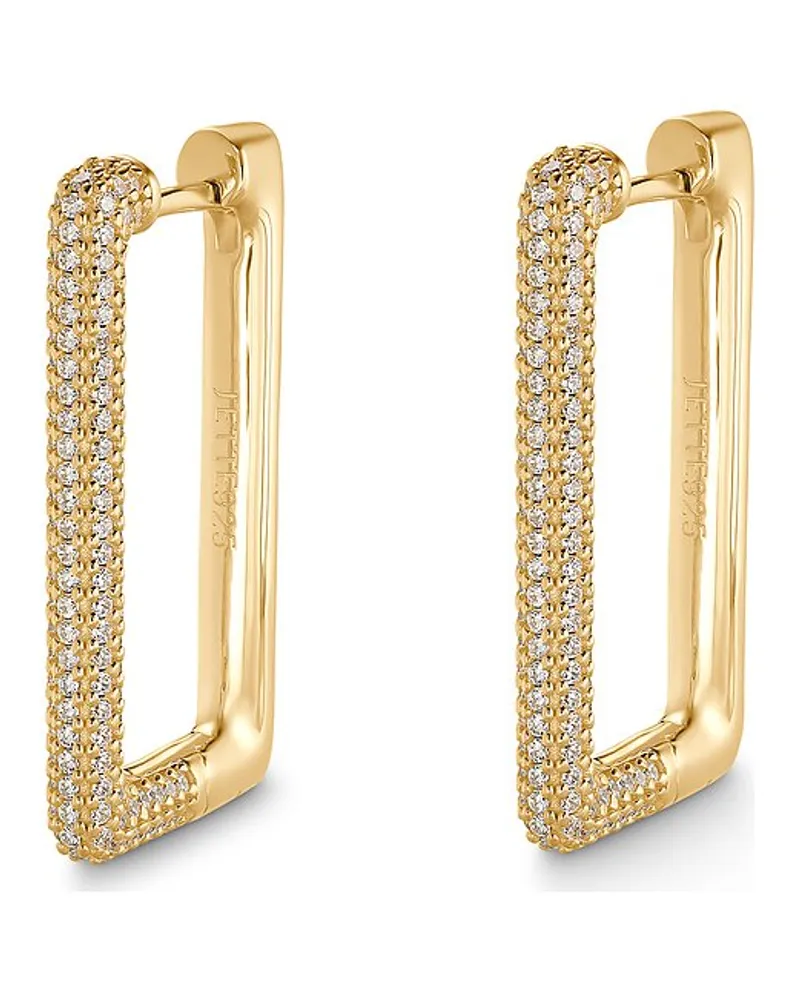 JETTE Creolen GLAM Gelbgold