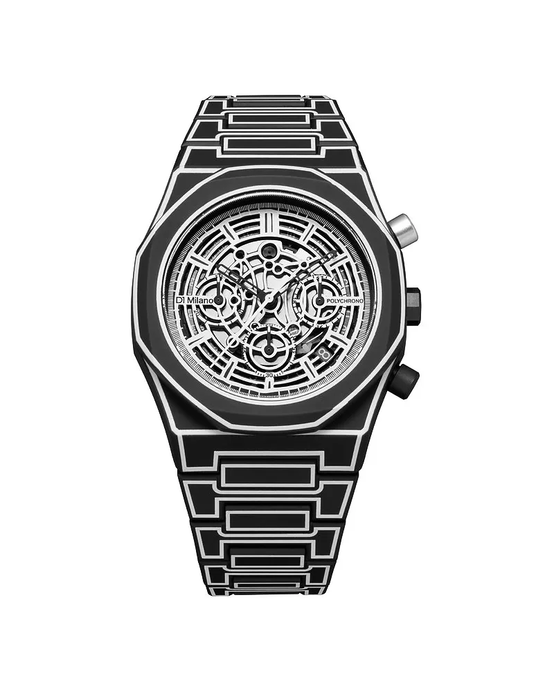 D1 Milano Herrenuhr Schwarz