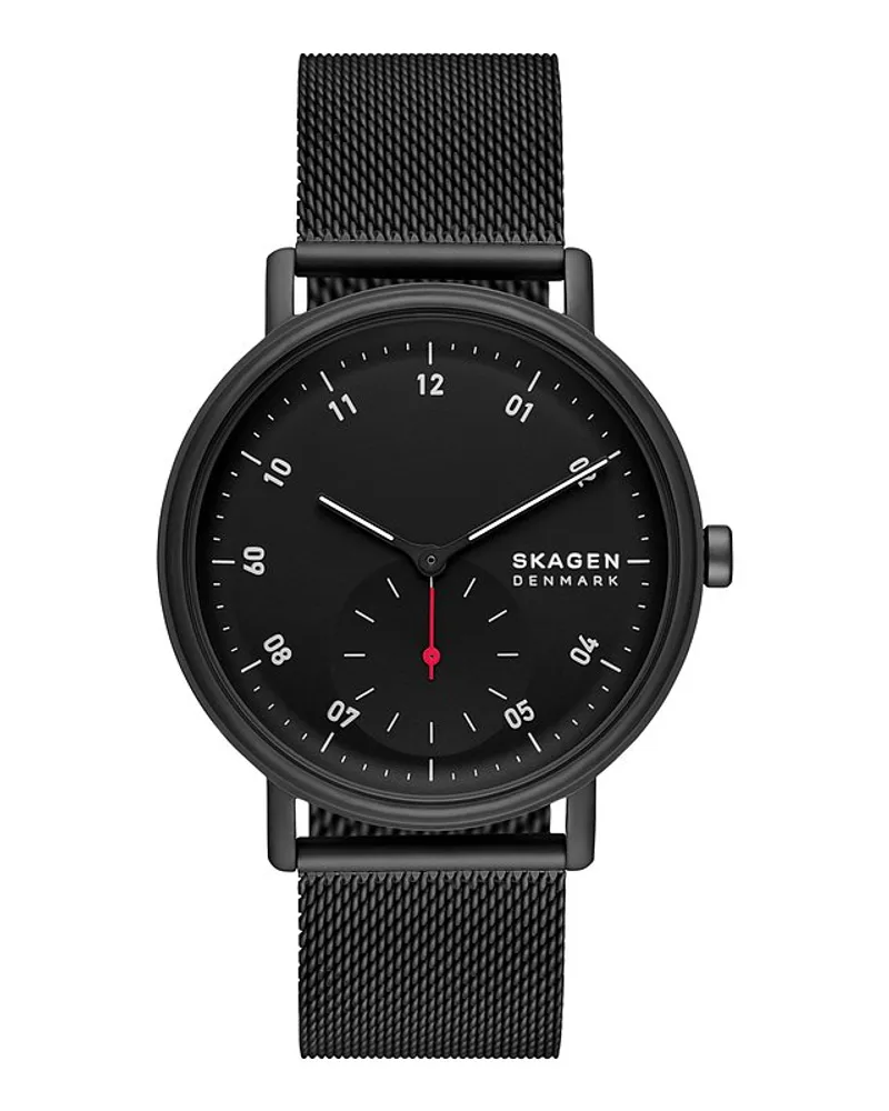 Skagen Herrenuhr KUPPEL Schwarz