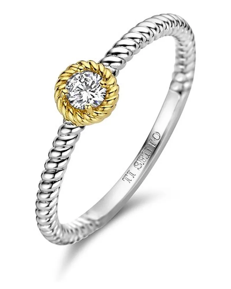 ti sento milano Damenring Gelbgold
