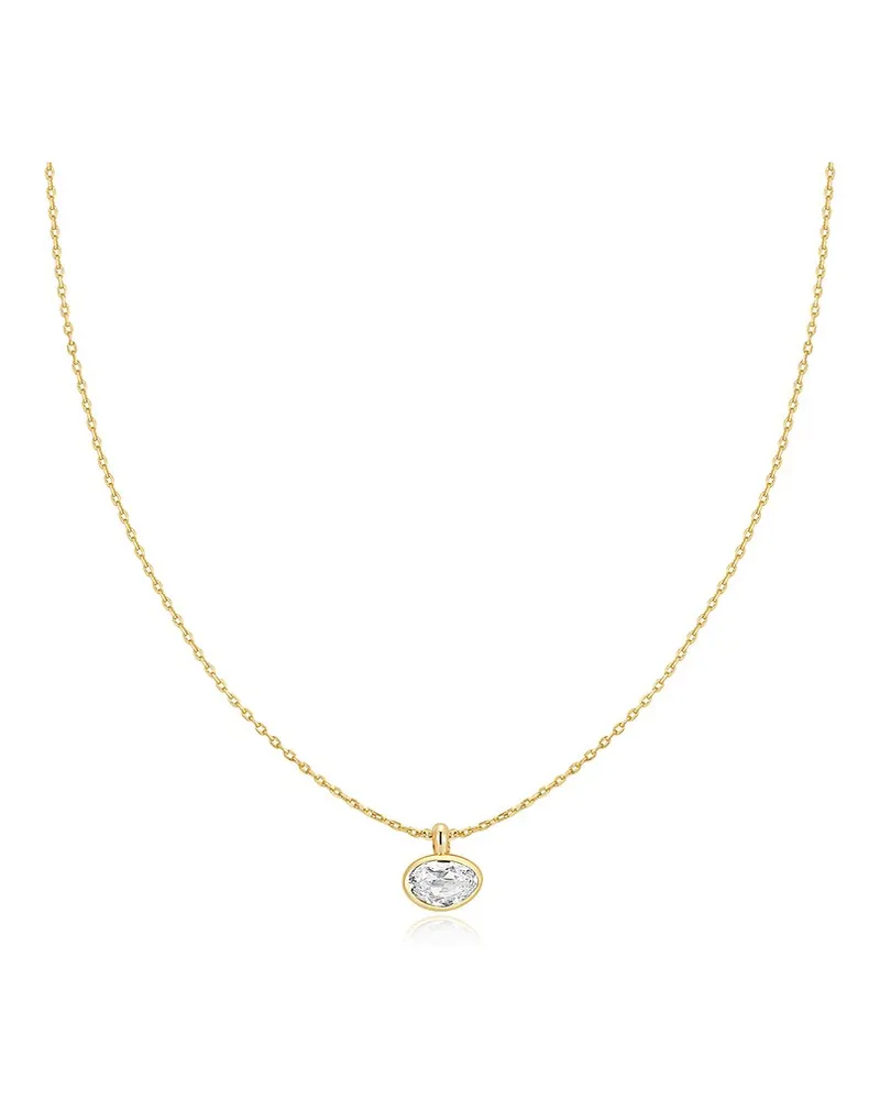 ANIA HAIE Kette 76 - Wanderer Gelbgold
