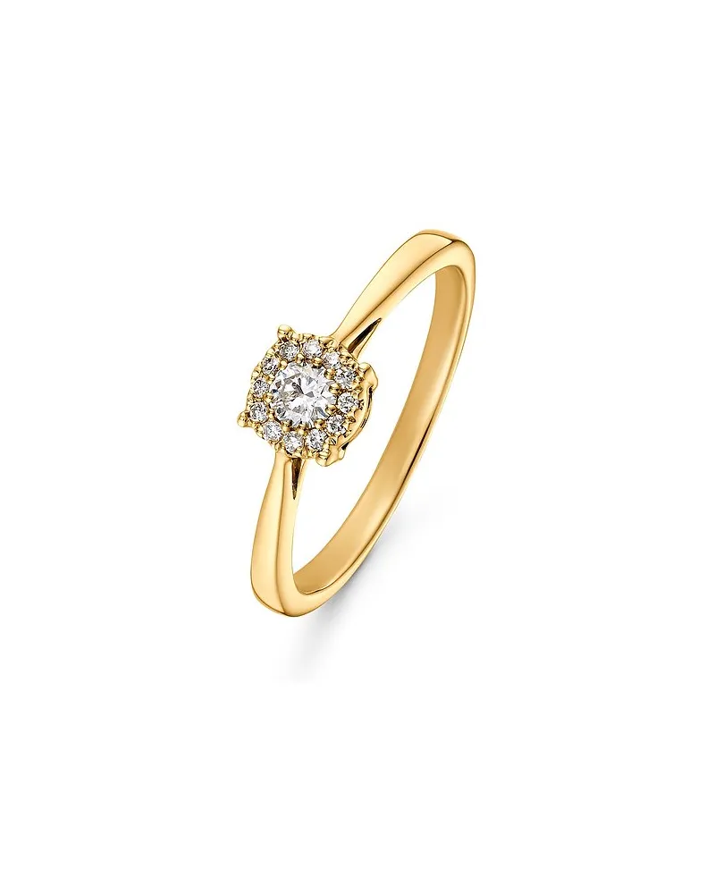 VALERIA Damenring Gelbgold