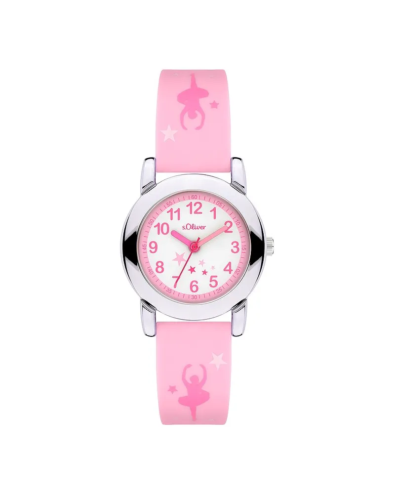 S.Oliver Kinderuhr Ballerina Silber