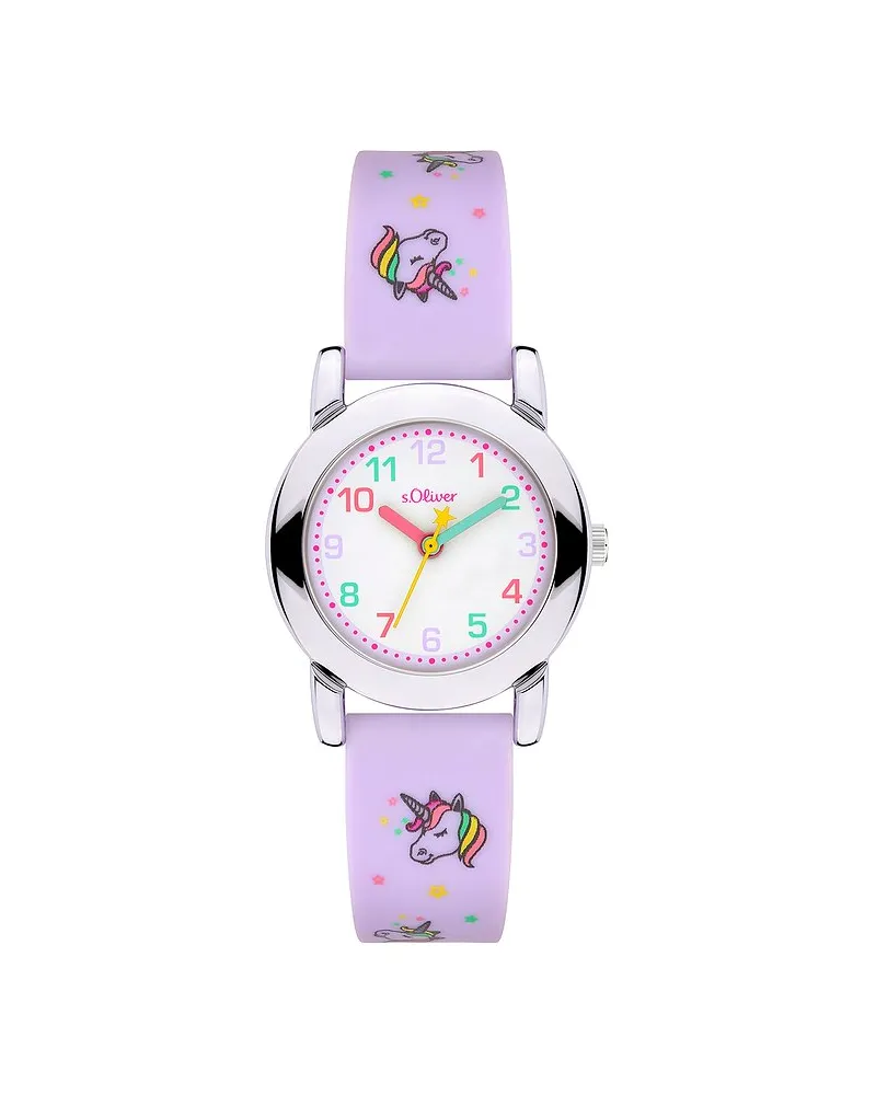 S.Oliver Kinderuhr Ballerina Silber