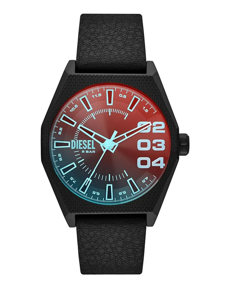 Diesel Herrenuhr Scraper Schwarz