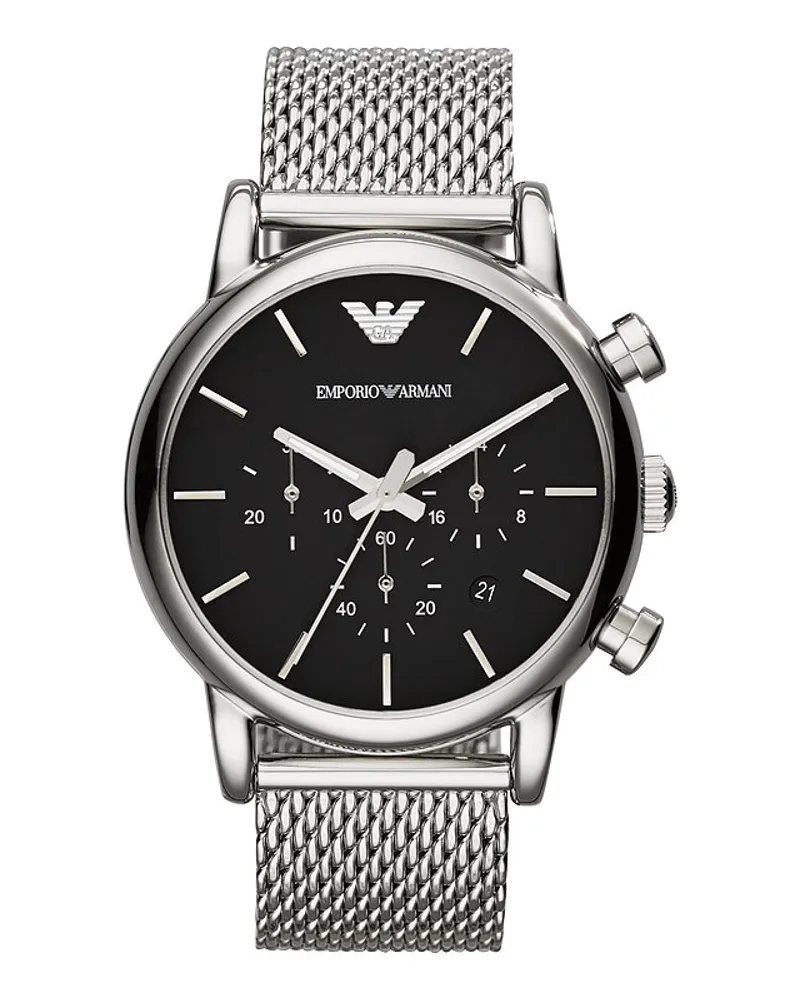 Emporio Armani Chronograph Silber