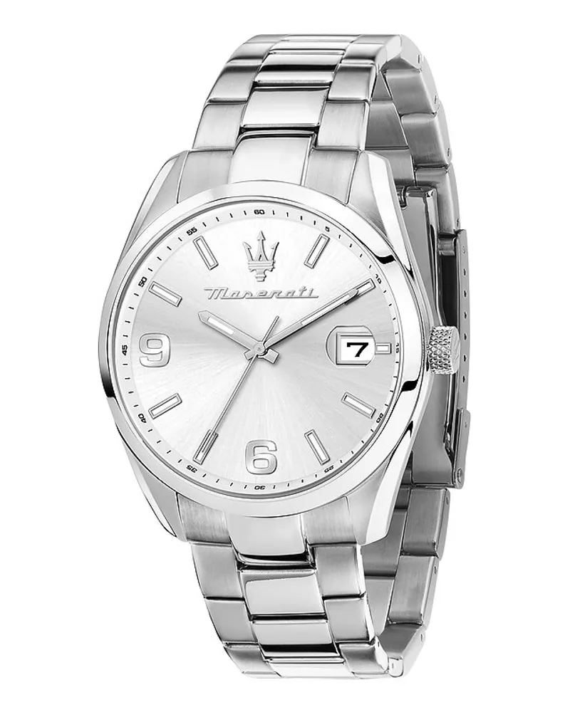 Maserati Herrenuhr Attrazione Silber