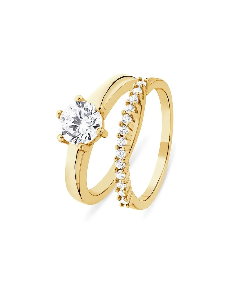 VALERIA Damenring Gelbgold