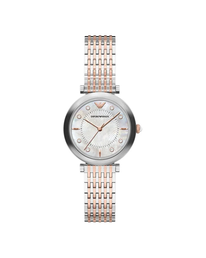 Emporio Armani Damenuhr Bicolor